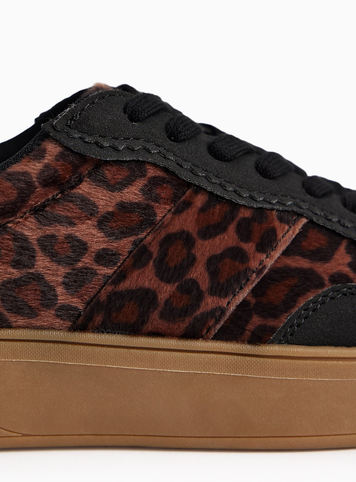 Leopard Print Lace-Up Trainers 6 - Image 3 thumbnail